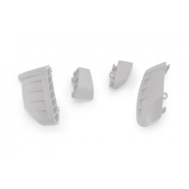 Spare rubber ends PUIG PRO 2.0 gray