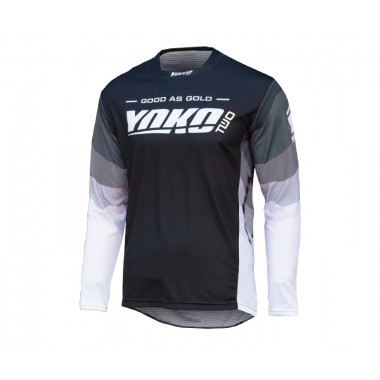 MX jersey YOKO TWO black/white/grey , XL dydžio