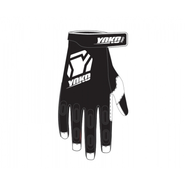 MX gloves YOKO TWO black/white M (8)