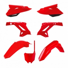 Išorinių plastmasinių detalių rinkinys POLISPORT restyling , raudonos spalvos