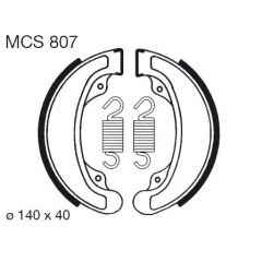Būgninių stabdžių trinkelės LUCAS MCS 807