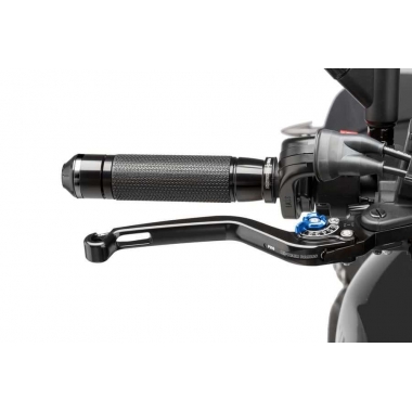 Brake lever without adapter PUIG, ilgos black/blue