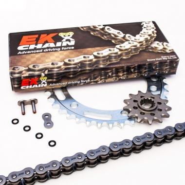 Chain kit EK PREMIUM EK + JT with Gold MVXZ chain -absolute TOP quality