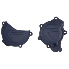 Clutch and ignition cover protector kit POLISPORT , mėlynos spalvos
