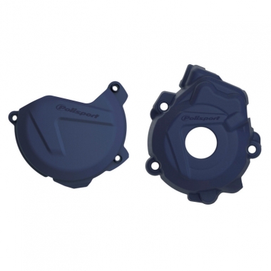 Clutch and ignition cover protector kit POLISPORT, mėlynos spalvos