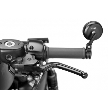 Clutch lever without adapter PUIG HERITAGE unfoldable, juodos spalvos