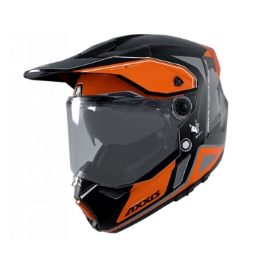 Dualsport helmet AXXIS WOLF DS roadrunner b4 matt fluor orange, S dydžio