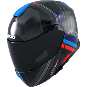 FLIP UP helmet AXXIS GECKO SV ABS epic b1 matt black, XL dydžio