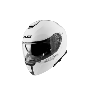 FLIP UP helmet AXXIS GECKO SV ABS solid white gloss , M dydžio