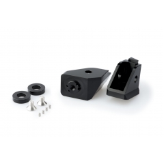 Footpeg adapters PUIG 20321N adjustable, juodos spalvos