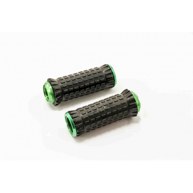 Footpegs without adapters PUIG R-FIGHTER S green