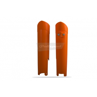 Fork guards POLISPORT (pair) orange KTM