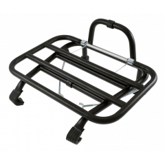 Front luggage carrier RMS 142800071, juodos spalvos