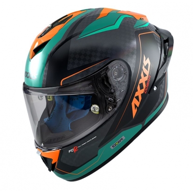 FULL FACE helmet AXXIS COBRA rage a16 matt green, M dydžio