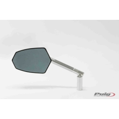 Galinio vaizdo veidrodis PUIG GT 001DN anodized aluminium / black kairė