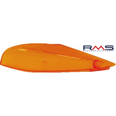Indicator lens - left front RMS, oranžinės spalvos E-mark