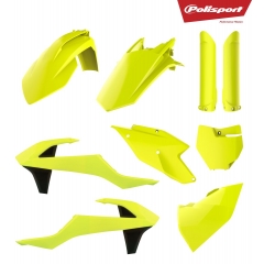 Išorinių plastmasinių detalių rinkinys POLISPORT Flo yellow