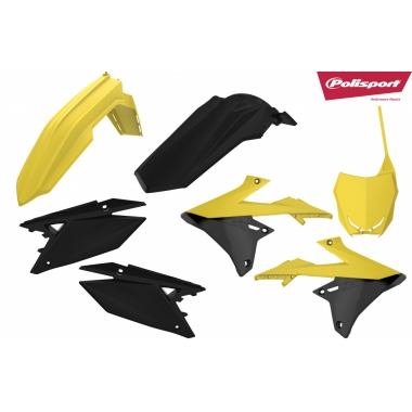 Išorinių plastmasinių detalių rinkinys POLISPORT yellow/black