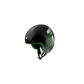 JET helmet AXXIS HORNET SV ABS old style b6 gloss green, M dydžio