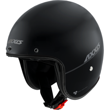 JET helmet AXXIS HORNET SV ABS solid black matt, XL dydžio