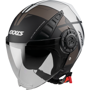 JET helmet AXXIS METRO ABS metro b2 gloss grey, L dydžio