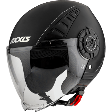 JET helmet AXXIS METRO ABS solid black matt, M dydžio