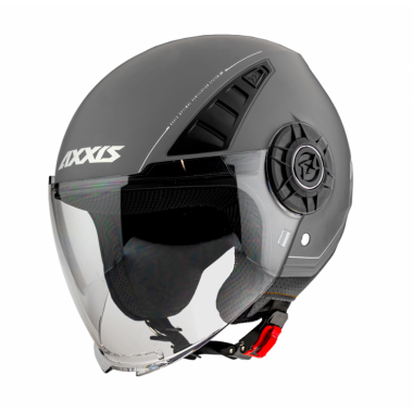 JET helmet AXXIS METRO ABS solid titanium matt, S dydžio
