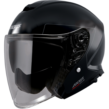JET helmet AXXIS MIRAGE SV ABS solid black matt, L dydžio
