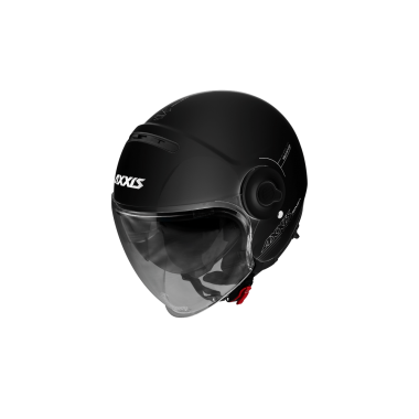 JET helmet AXXIS RAVEN SV ABS solid black gloss, XXL dydžio