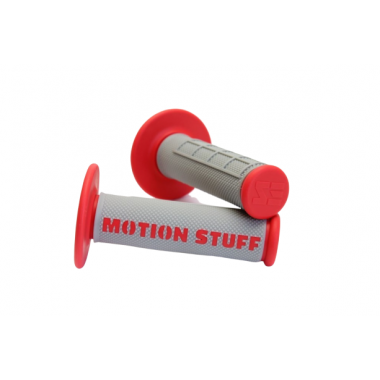 Motocross supersoft grip MOTION STUFF Grey/Red