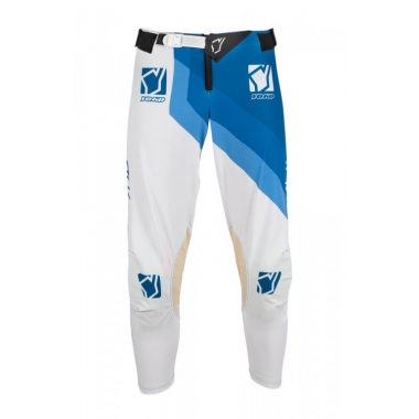 MX pants YOKO VIILEE white / blue 38 dydžio