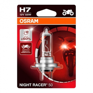 Night racer 50 lamp OSRAM OSRAM 64210NR5-01B PX26d H7 blister