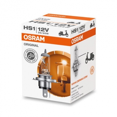 Original line motorcycle lamp OSRAM OSRAM 64185 PX43t HS1 box