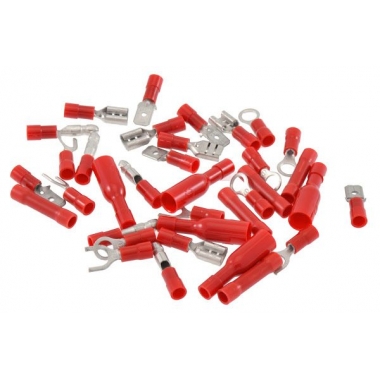 Plastic coated connectors RMS 5 different type (35 pieces)
