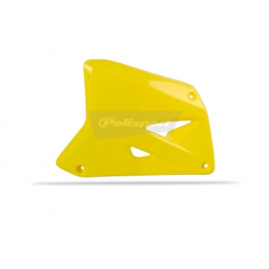 Radiator scoops POLISPORT (pair) yellow RM 01