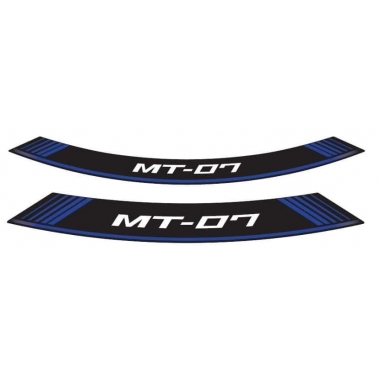 Ratlankio lipdukas PUIG MT-07, mėlynos spalvos set of 8 rim strips