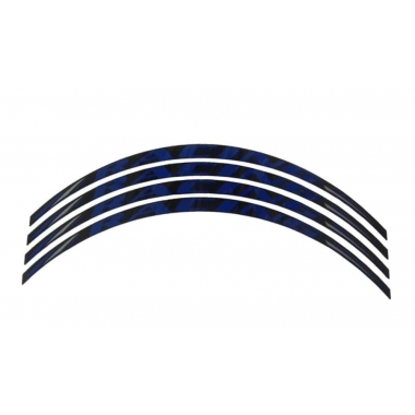 Ratlankio lipdukas PUIG RACING, mėlynos spalvos set of 4 rim strips