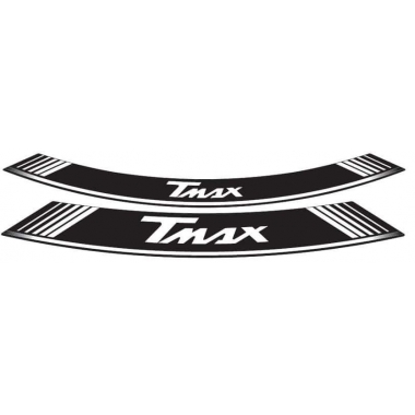 Ratlankio lipdukas PUIG T-MAX white set of 8 rim strips