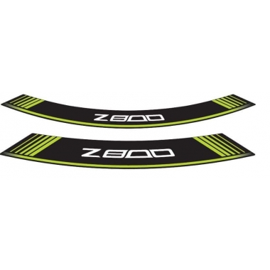 Ratlankio lipdukas PUIG Z800 green set of 8 rim strips