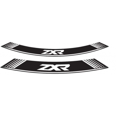 Ratlankio lipdukas PUIG ZXR, baltos spalvos set of 8 rim strips