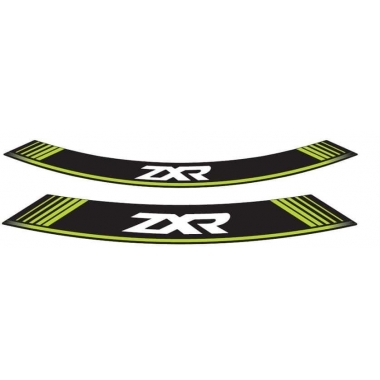 Ratlankio lipdukas PUIG ZXR green set of 8 rim strips
