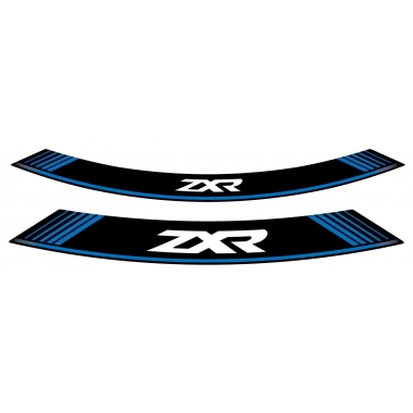 Ratlankio lipdukas PUIG ZXR, mėlynos spalvos set of 8 rim strips