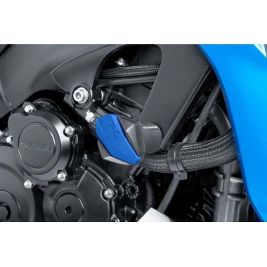 Spare rubber end protector PUIG R12, mėlynos spalvos