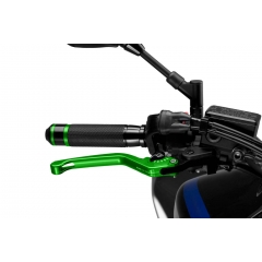 Stabdžių rankenėlė be adapterio PUIG 120VN, ilgos green/black
