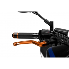 Stabdžių rankenėlė be adapterio PUIG 120TN, ilgos orange/black