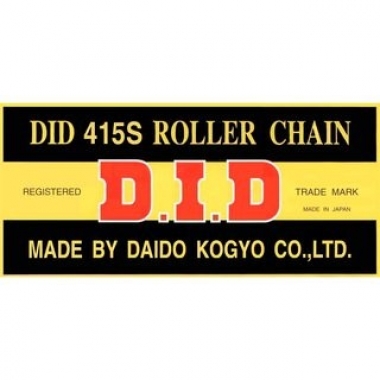 Standard chain D.I.D Chain 415S, 114 narelių ilgio