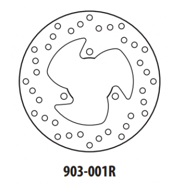 Stabdžių diskas GOLDFREN galinis 190 mm