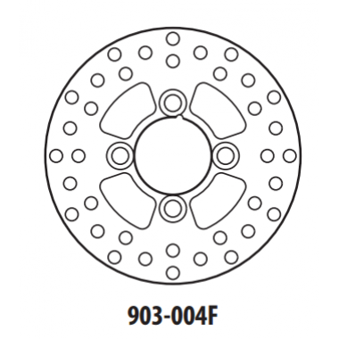 Stabdžių diskas GOLDFREN priekinių 160,6 mm