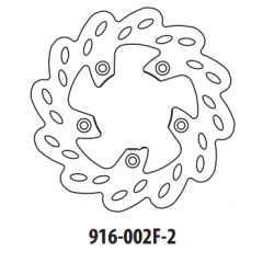 Stabdžių diskas GOLDFREN 916-002F-2 priekinių 173,5 mm