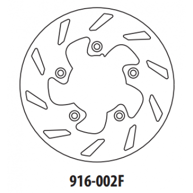 Stabdžių diskas GOLDFREN priekinių 173,5 mm
